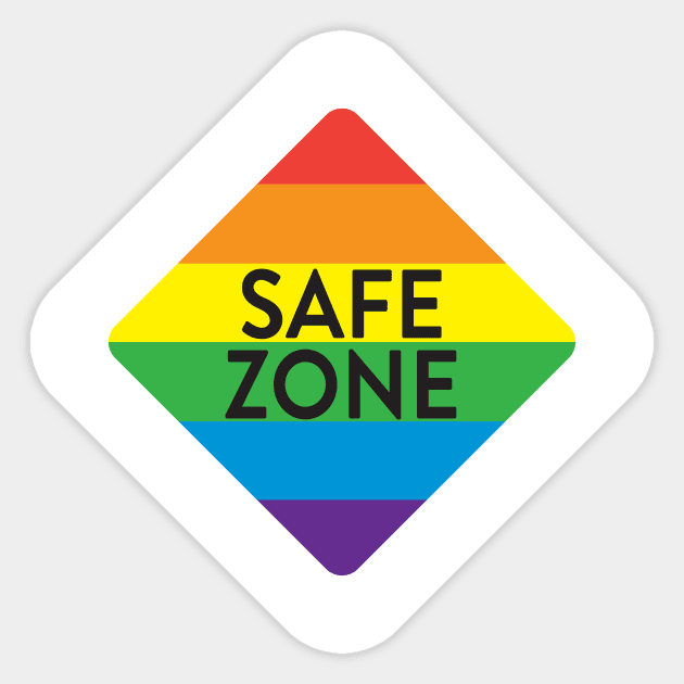 LGBTQ Safe Zone Sticker by JDawnInk